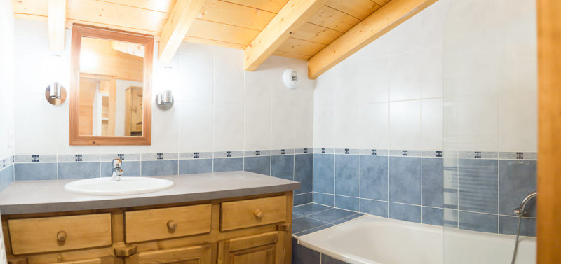 Residence Les Pins, Apartment 11, Châtel, Bathroom, Family activities 