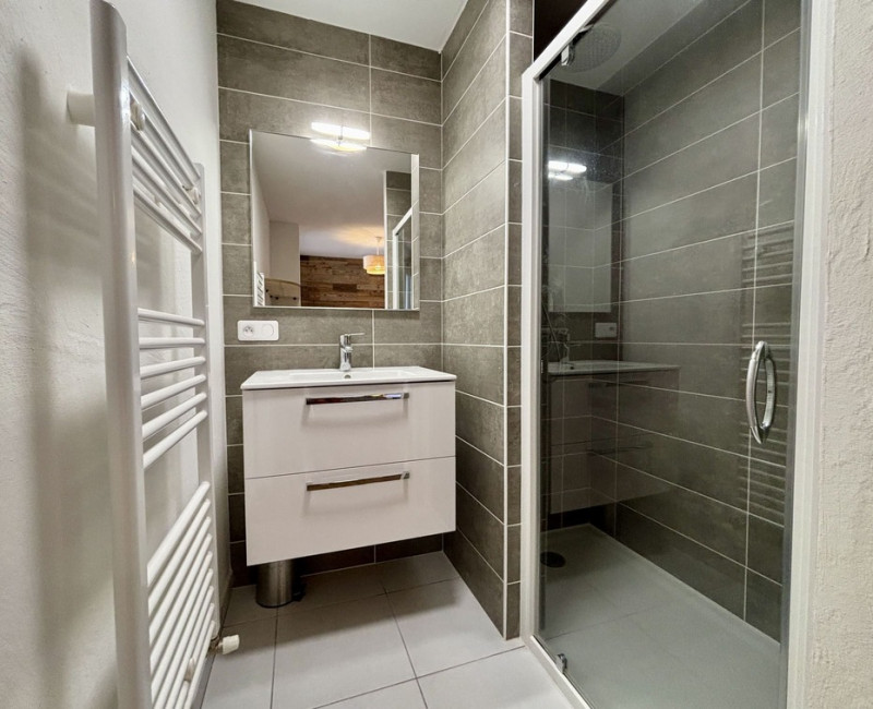 Les Soldanelles Residence, Building A, Apartment 02, bathroom, Châtel Lac de Vonnes