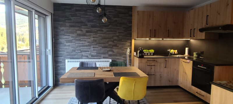Residence Les Tyroliens, Apartment 12A, Chatel, Living room kitchen, Ski resort