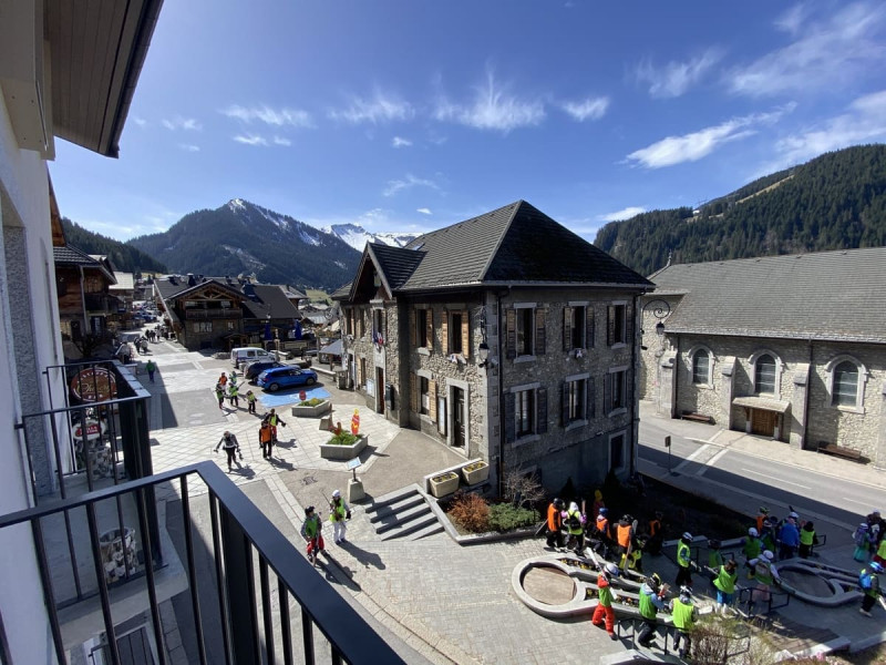 Résidence Lion d'Or, appartement 6, Châtel, Vue, Pistes de ski 74
