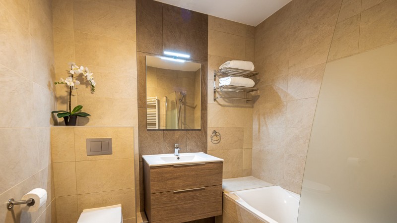 Résidence O Rouge, 6 personnes, Châtel, centre du village, salle de bain