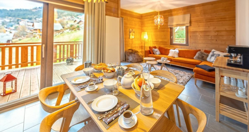 Residence O'rouge apartment A204, Chatel, Living room, Family holiday