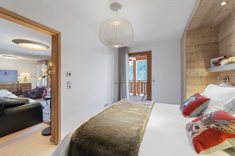 P'tite Grange residence Châtel Boude, Double bedroom, Ski rental