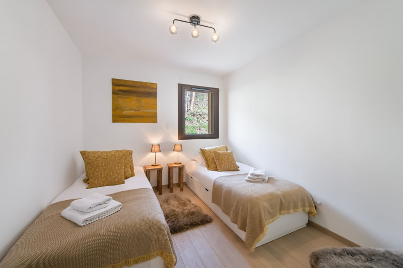 Résidence Quintessence, Apt 202B, Chambre avec 2 lits simples, Châtel Réservation