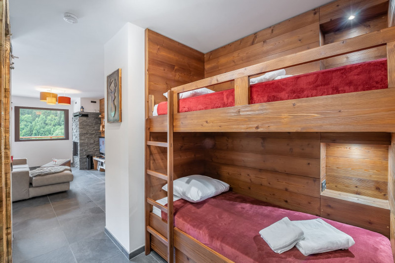 Quintessence Residence Apt 301 A, Entrance Bunk Beds, Châtel Portes du Soleil