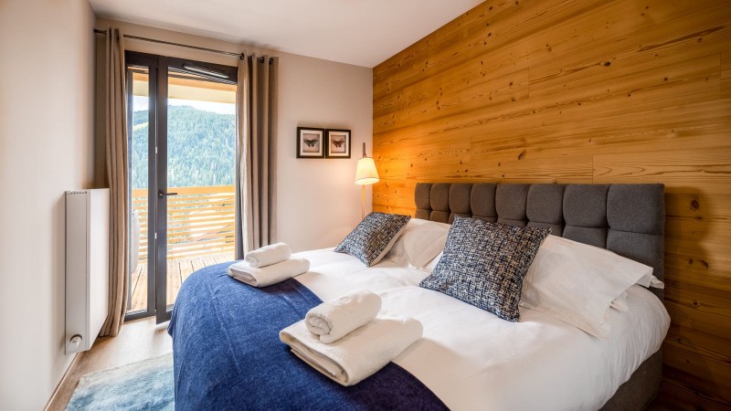 Résidence the VIEW, 6 personnes, Châtel, centre du village, chambre double