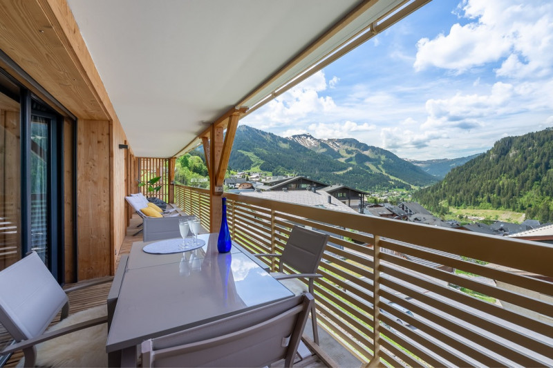 Résidence the VIEW, 6 personnes - Terrasse - Chatel
