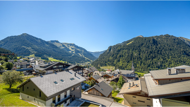 Residence the VIEW, Châtel centre, Balcony mountain view, Chatel reservation rental