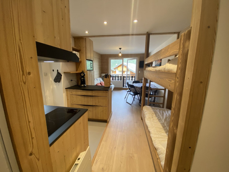 Résidence Véronica, Appartement 53, Coin cuisine et séjour, Châtel