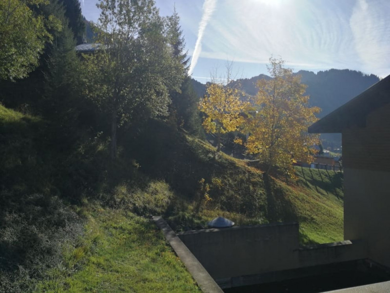 Résidence Yéti 6 Appartement 8, la vue depuis le balcon, Châtel Réservation