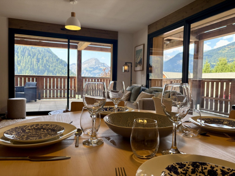Les Soldanelles Residence, Building A, Apartment 02, dining room, Châtel Les Portes du Soleil, skiing and snowboarding
