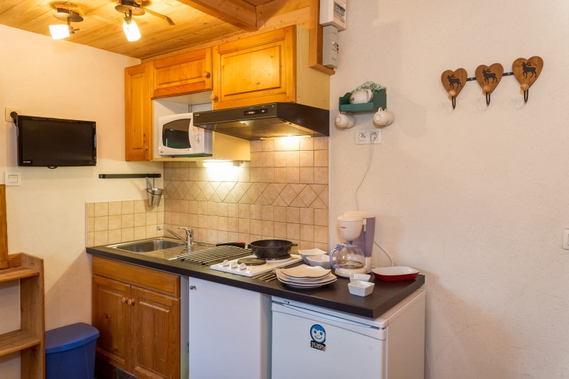 Studio in Telemark Chalet, Little Kitchen, Châtel French Alps