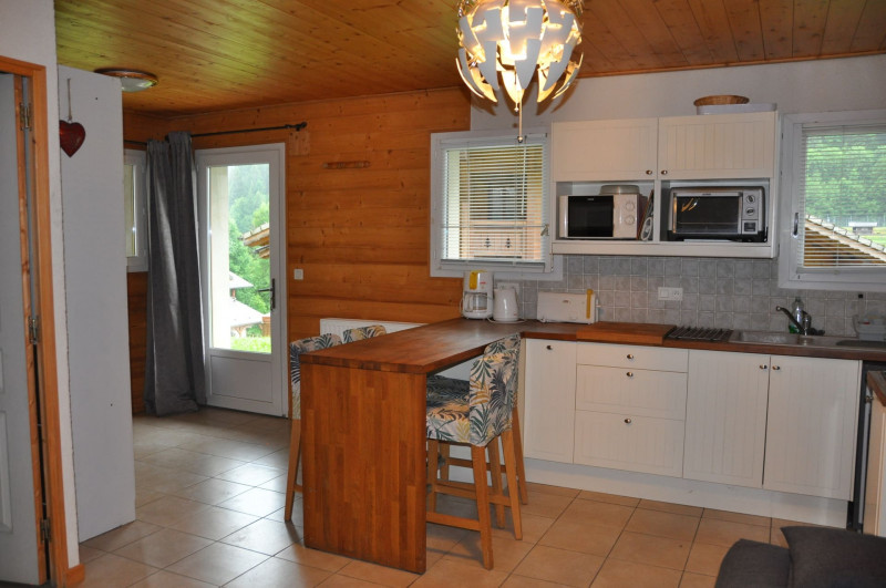 Studio n°4 in chalet The Bouquetins, Kitchen, Châtel Portes du Soleil