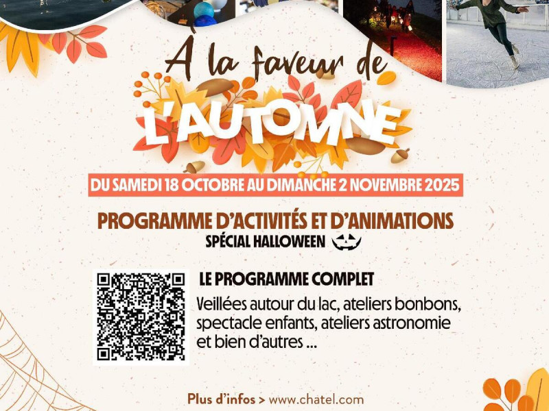 Halloween holiday in Châtel, October 2025