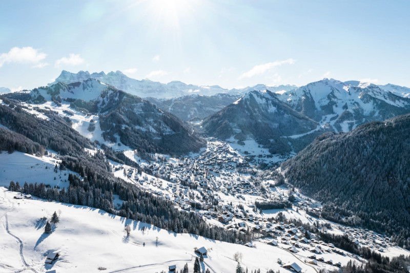 Châtel in winter