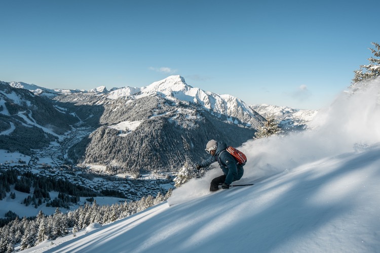 Back country skiing in Chatel and the Portes du Soleil