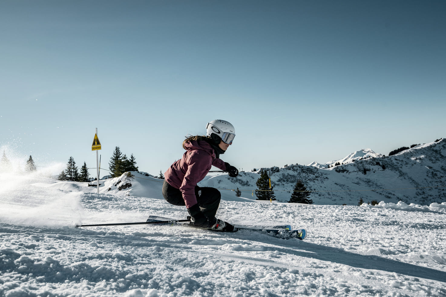 Ski in Châtel slopes, heart of the Portes du Soleil ski area