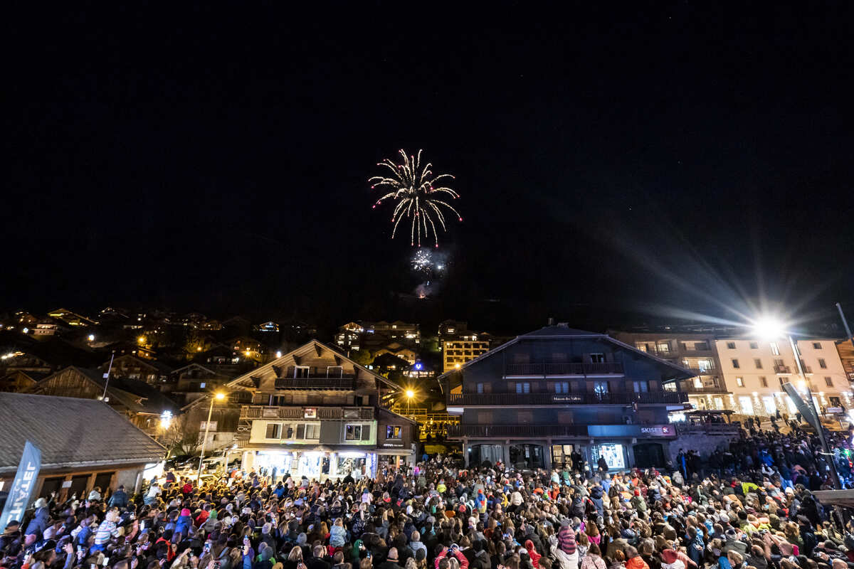 New Year evening in Chatel