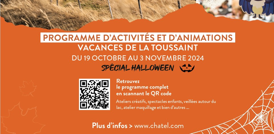 Vacances à Châtel Toussaint 2024